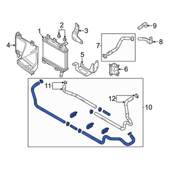 Mazda OE - Lower Radiator Coolant Hose