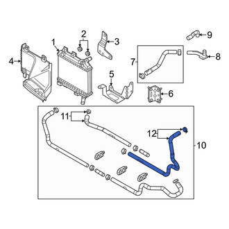 Mazda OE - Lower Radiator Coolant Hose