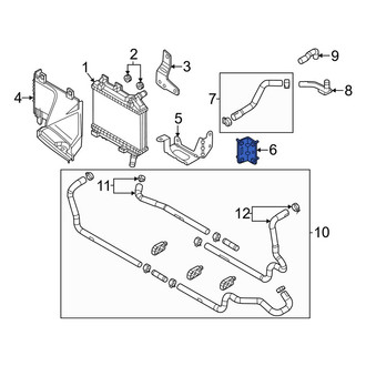 Mazda OE - Radiator Mount Bracket