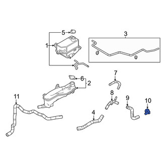 Mazda OE - Upper Radiator Coolant Hose