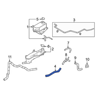 Mazda OE - Engine Coolant Overflow Hose