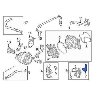 Mazda OE - Engine Coolant Pipe