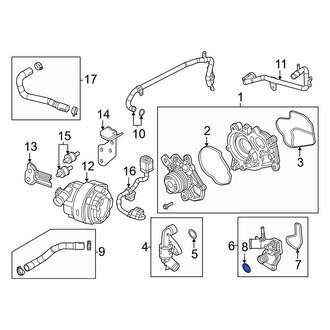 Mazda OE - Engine Coolant Pipe O-Ring