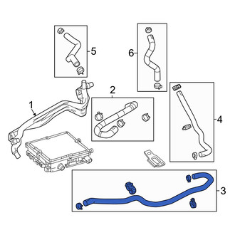 Mazda OE - Drive Motor Inverter Coolant Line