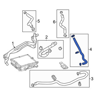 Mazda OE - Drive Motor Inverter Coolant Line