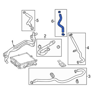 Mazda OE - Drive Motor Inverter Coolant Line