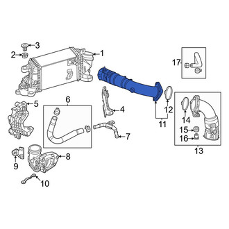 Mazda OE - Front Intercooler Pipe