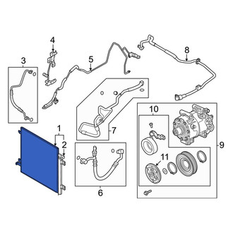 Mazda OE - A/C Condenser