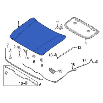 Mazda OE - Front Hood Panel