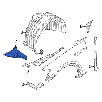 Mazda OE - Front Left Fender Liner Extension