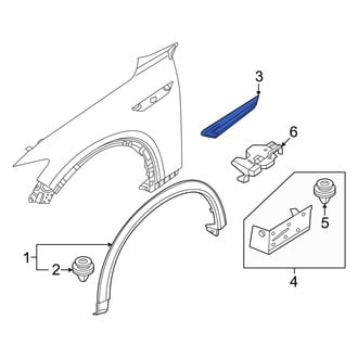 Mazda OE - Front Right Fender Emblem