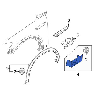 Mazda OE - Front Right Fender Molding