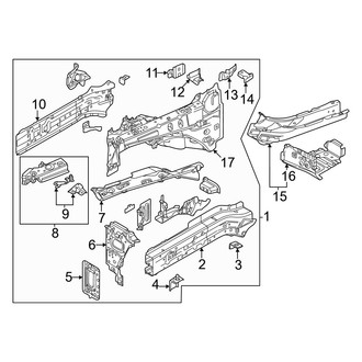 Mazda OE - Fender - Structural Components & Rails