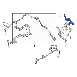 Mazda OE - Upper Radio Bracket