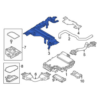 Mazda OE - Front Drive Motor Inverter Bracket