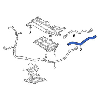 Mazda OE - Drive Motor Battery Pack Coolant Hose