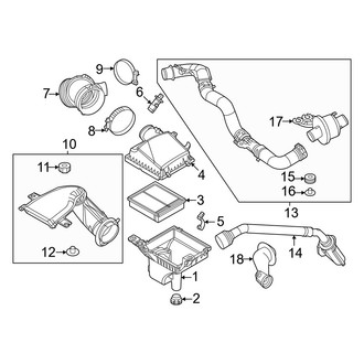 Mazda OE - Engine / Transaxle - Air Intake (2.5L)