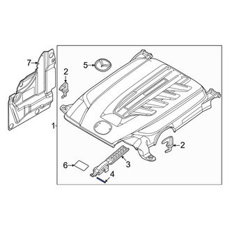 Mazda OE - Engine Cover Clip