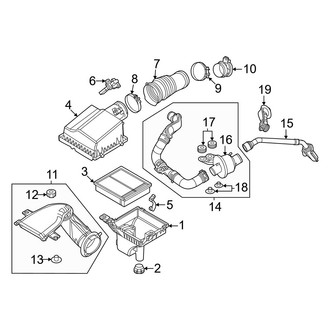Mazda OE - Engine - Air Intake (3.3L)