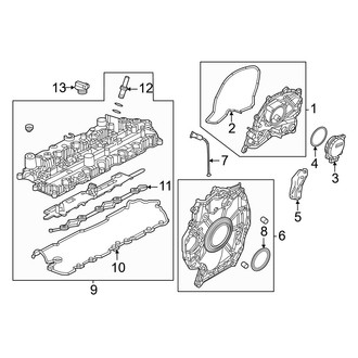 Mazda OE - Engine - Valve & Timing Covers
