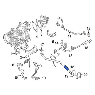 Mazda OE - Turbocharger Oil Line