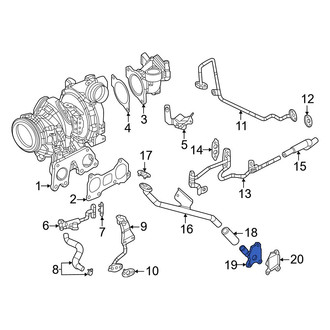 Mazda OE - Turbocharger Oil Line