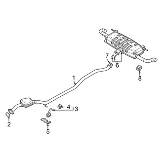 Mazda OE - Exhaust System - Exhaust Components