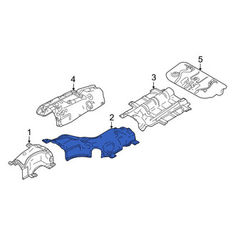 Mazda OE - Center Front Exhaust Heat Shield
