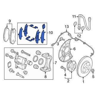 Mazda OE - Front Disc Brake Pad Set