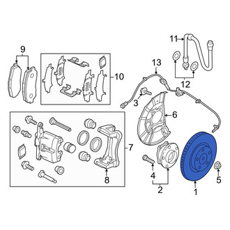 Mazda OE - Front Disc Brake Rotor