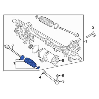 Mazda OE - Rack and Pinion Bellows