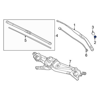 Mazda OE - Wiper Arm Nut