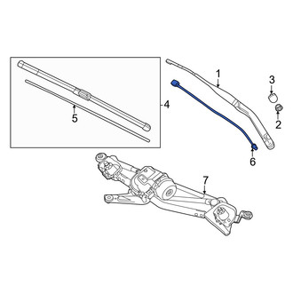 Mazda OE - Front Left Windshield Washer Nozzle