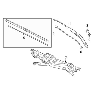 Mazda OE - Windshield - Wiper Components