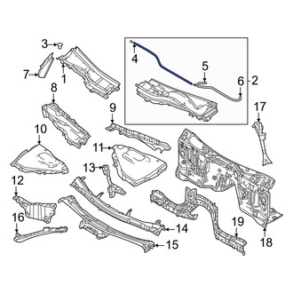 Mazda OE - Front Windshield Washer Hose