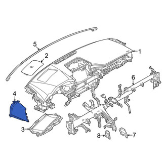 Mazda OE - Left Instrument Panel Side Cover