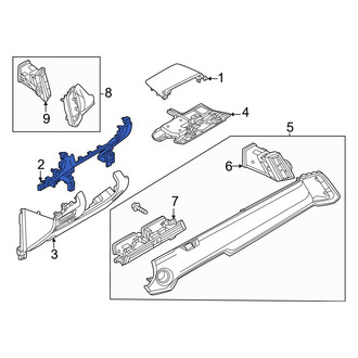 Mazda OE - Center Instrument Panel Trim Panel