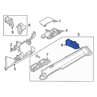 Mazda OE - Right Dashboard Air Vent