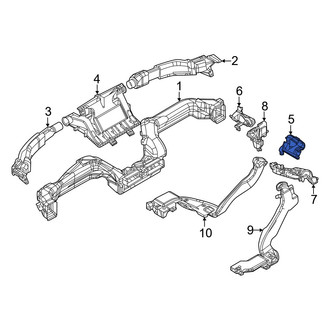 Mazda OE - Front Right Upper Outer Instrument Panel Air Duct