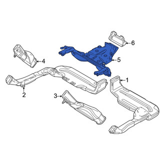 Mazda OE - Rear Center Instrument Panel Air Duct