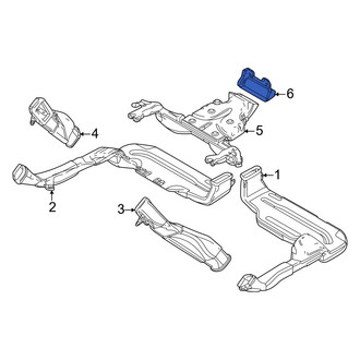 Mazda OE - Rear Upper Instrument Panel Air Duct