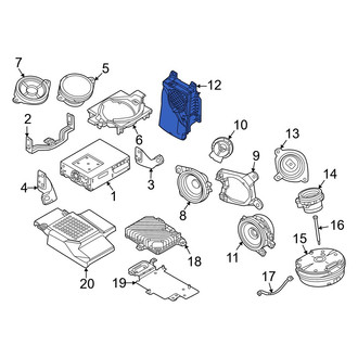 Mazda OE - Left Radio Bracket
