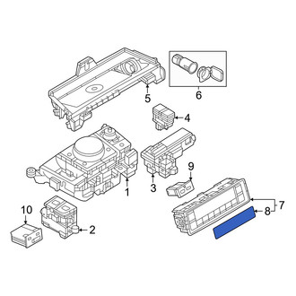 Mazda OE - Rear HVAC Temperature Control Panel