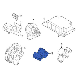 Mazda OE - Center Rear Air Bag Impact Sensor