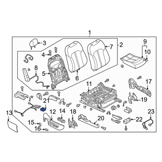 Mazda OE - Front Right Air Bag Seat Sensor Mat