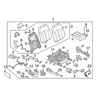 Mazda OE - Front Left Seat Wire