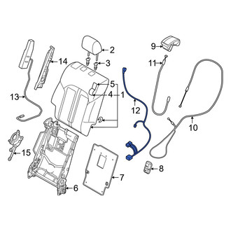 Mazda OE - Center Right Power Seat Wiring Harness