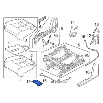 Mazda OE - Center Right Power Seat Control Module