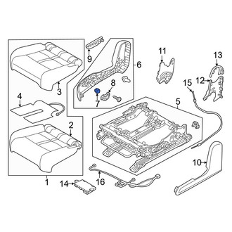 Mazda OE - Center Right Power Seat Switch