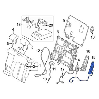 Mazda OE - Rear Right Seat Air Bag